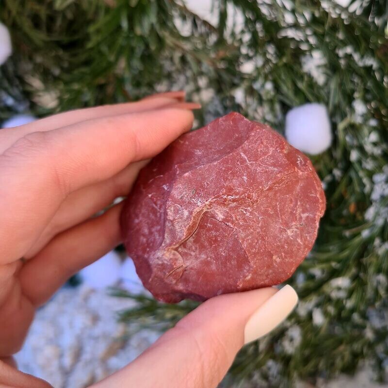 Bruto de jaspe rojo