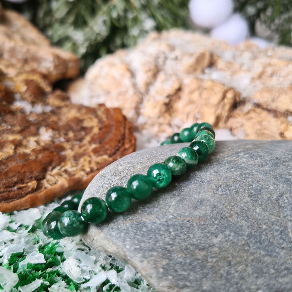 Pulsera de fucsita extra 6mm