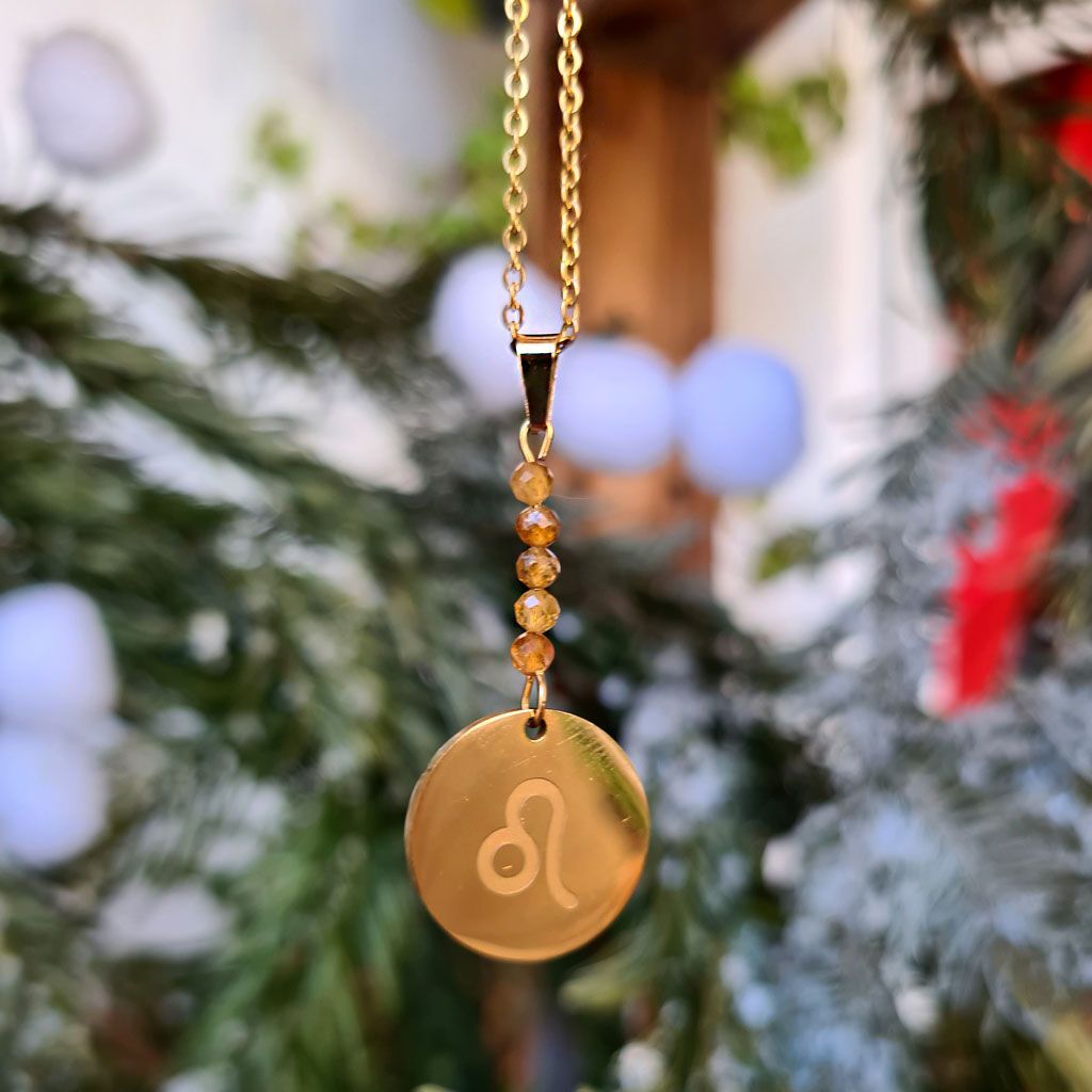 Colgante del zodiaco Leo