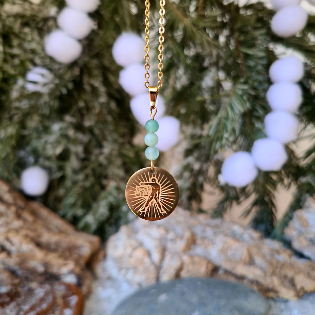 Colgante del zodiaco Libra