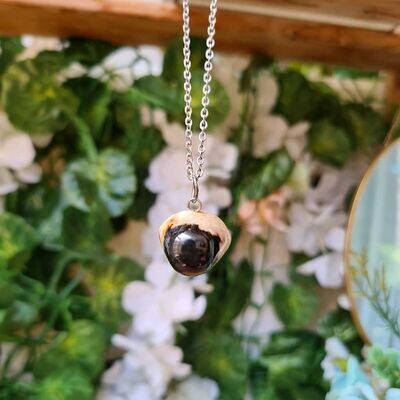 Colgante ojo de ágata o shiva