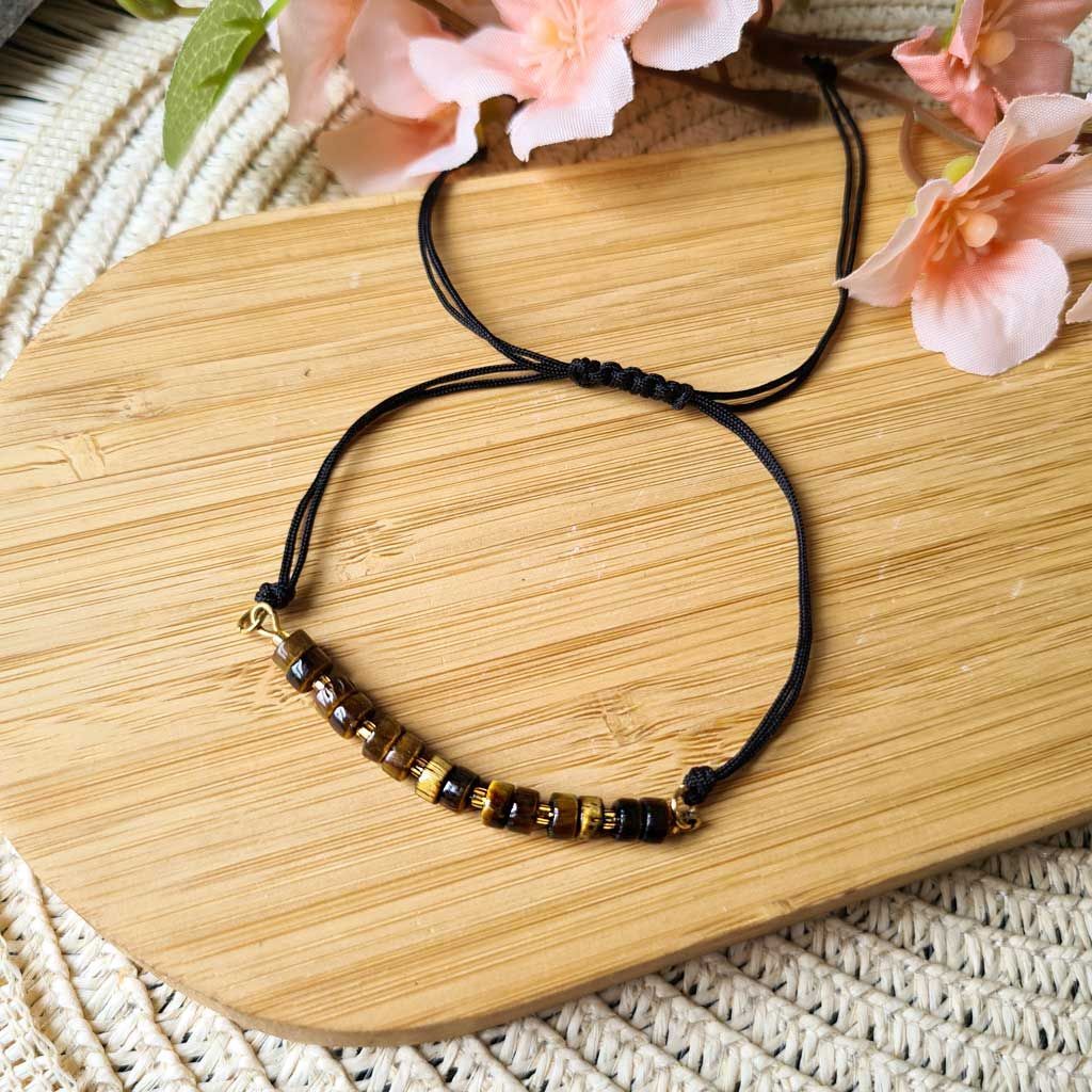 Pulsera Capri de acero quirúrgico dorado