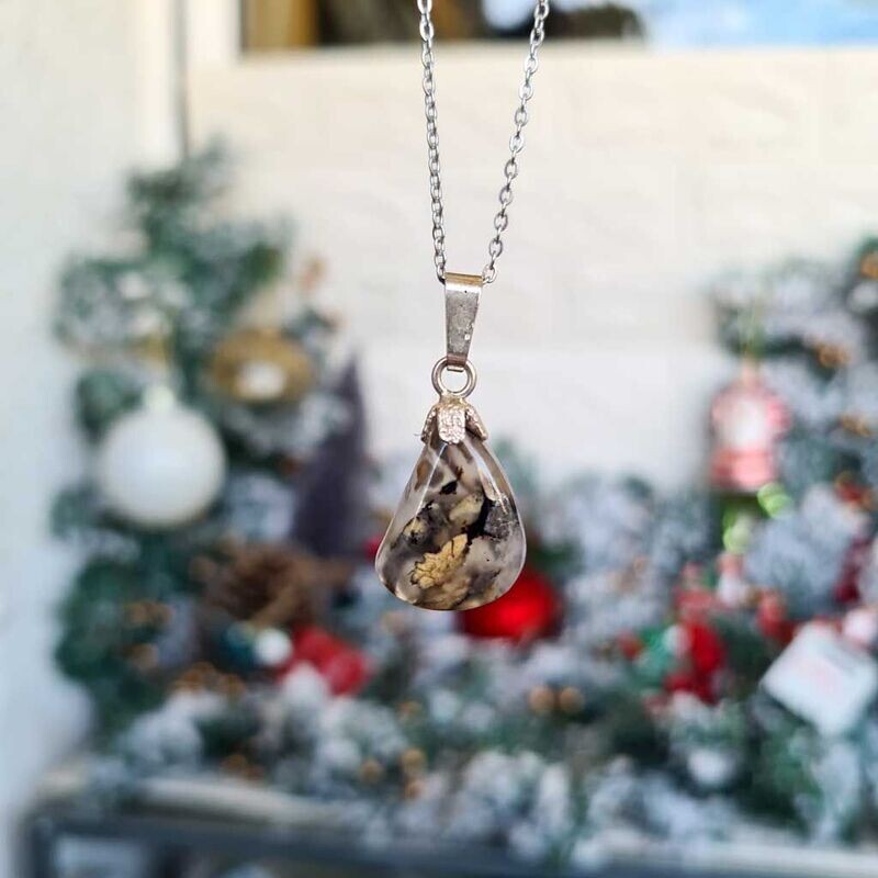 Colgante de Ágata Dendrítica Ojo de Tigre Colgante de Ágata Dendrítica Ojo de Tigre