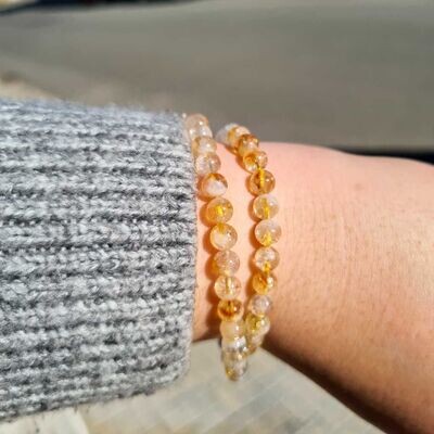 Pulsera de citrino extra 6mm