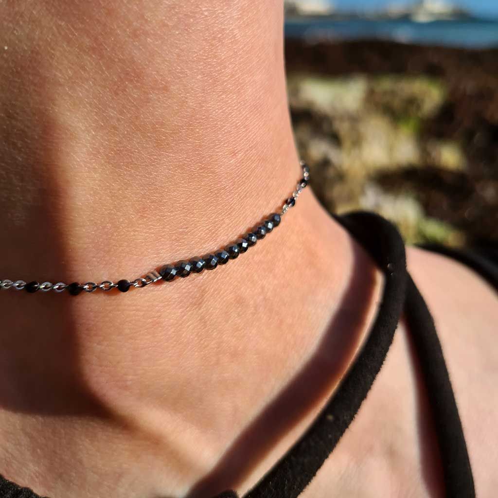 Tobillera de Teraherz en acero