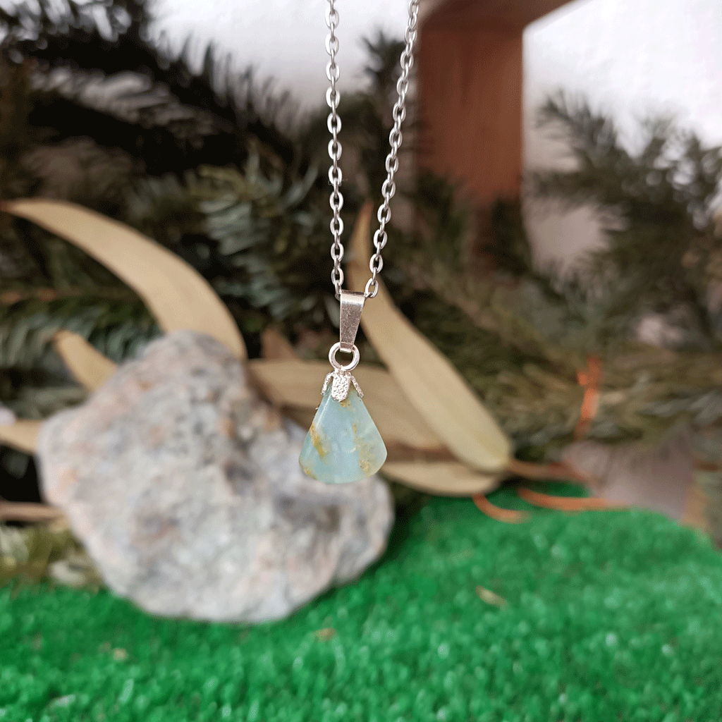 Colgante de Ópalo Andino en plata de ley 925