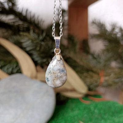 Colgante  de Jaspe Océano Orbicular piezas únicas