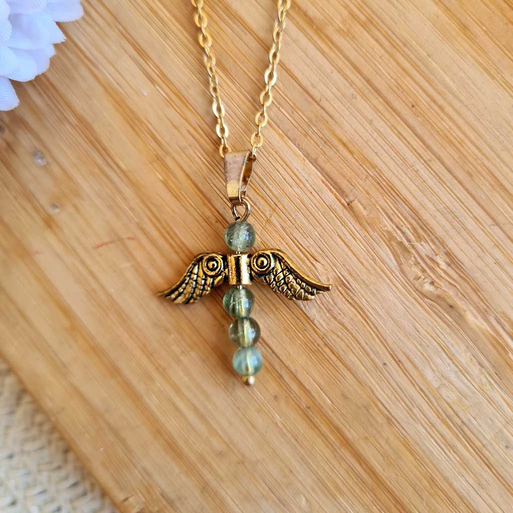 Colgante ángel de Olivino Colgante ángel de Olivino