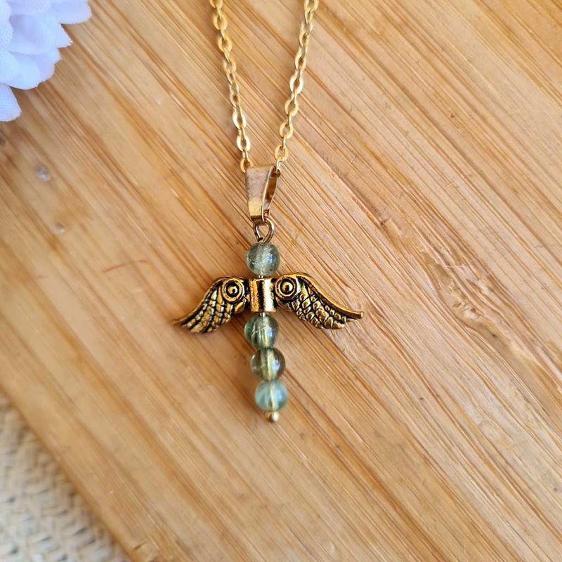 Colgante ángel de Olivino