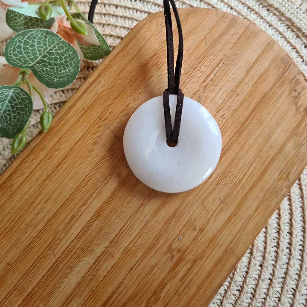 Donut de Cuarzo Lechoso