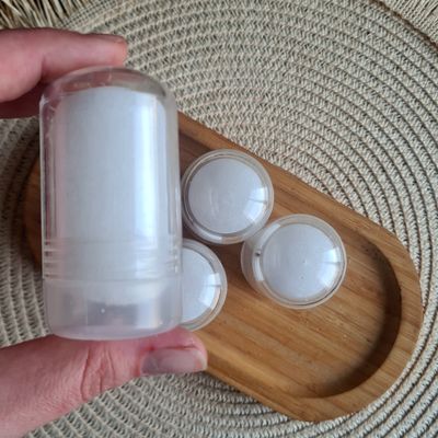 Desodorante roll-on de piedra de Alumbre natural de viaje