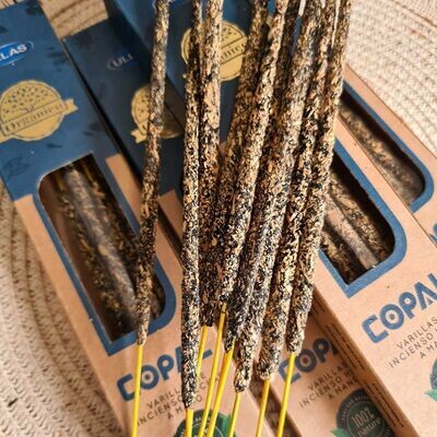 Caja de incienso natural hecho a mano de Copal