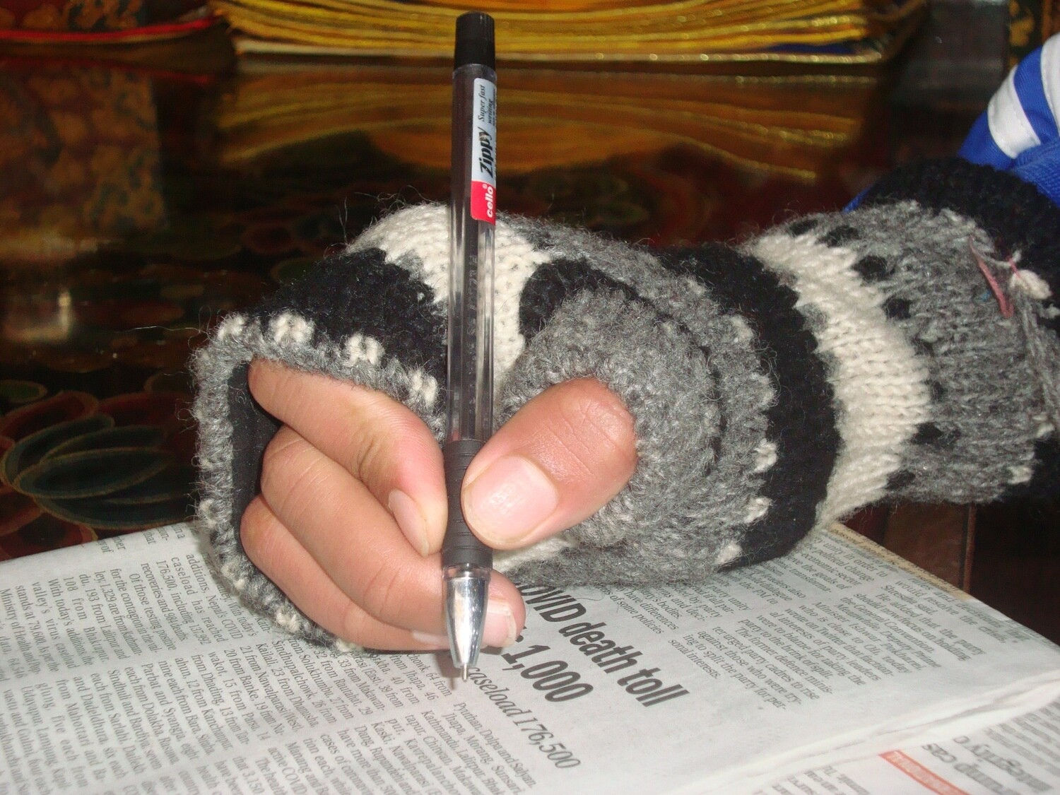 Cotton gloves