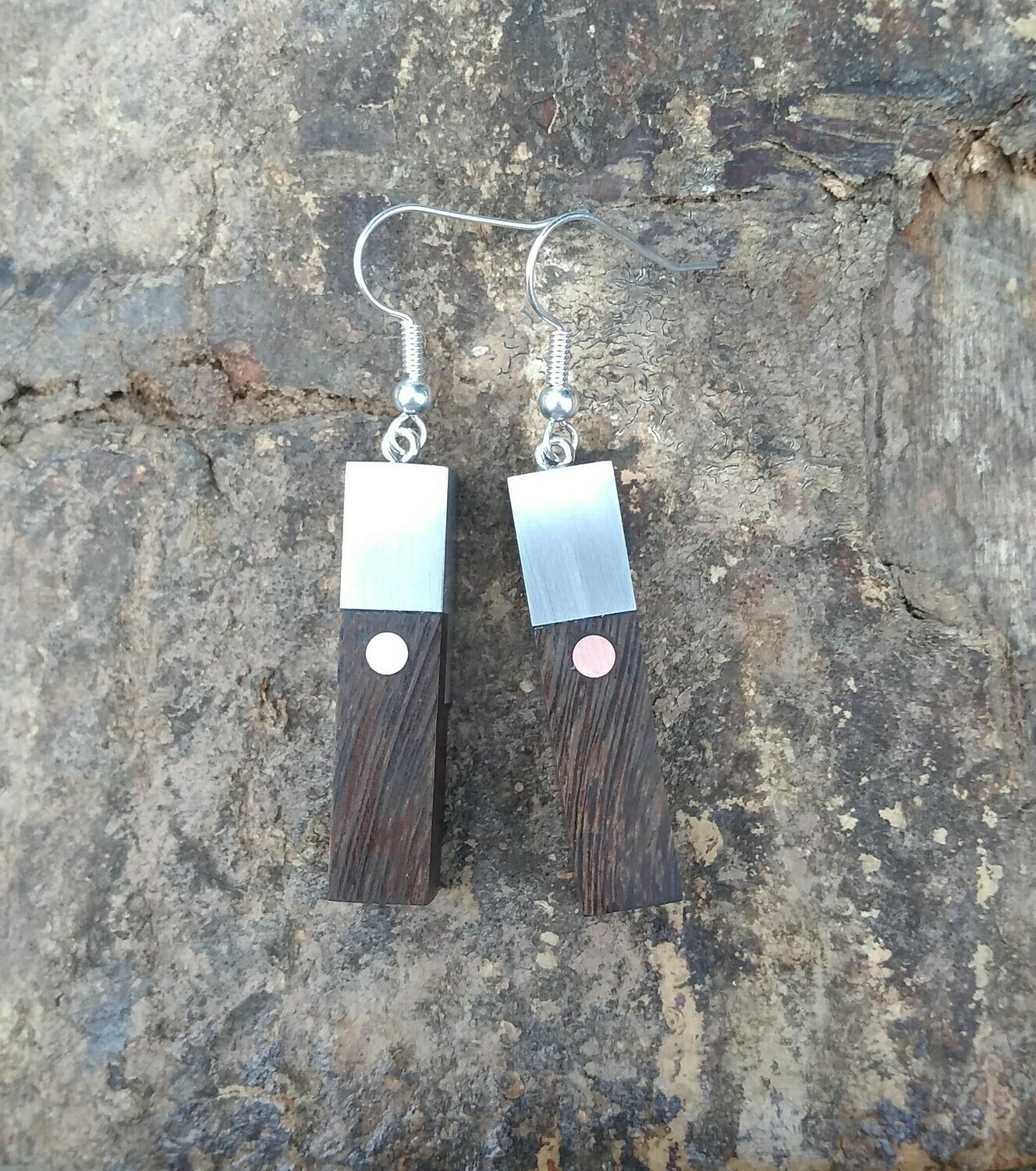 Stainless steel and wenge
