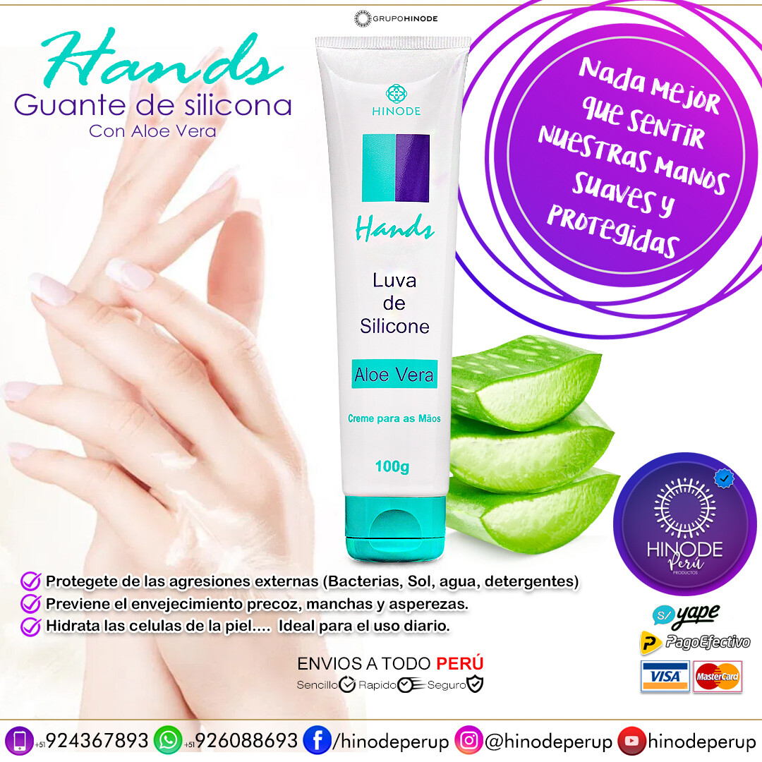 HANDS - Guante de silicona y aloe vera