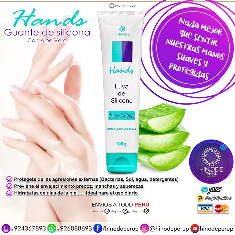 HANDS - Guante de silicona y aloe vera