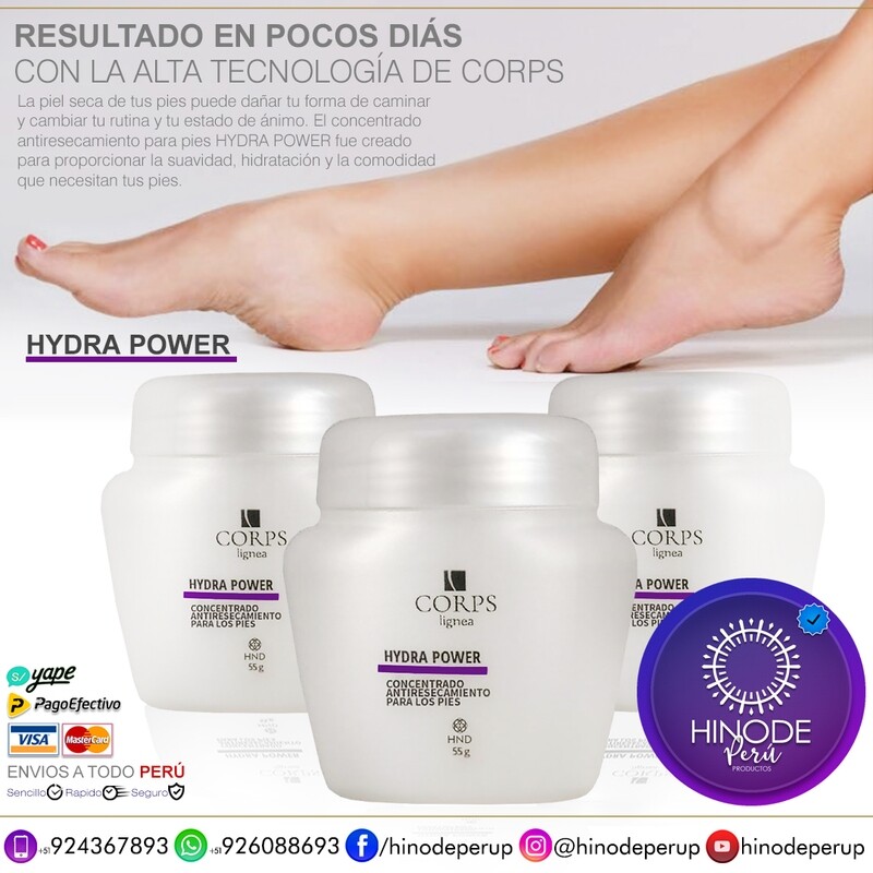 ​HYDRA POWER - Anti resecamiento para pies
