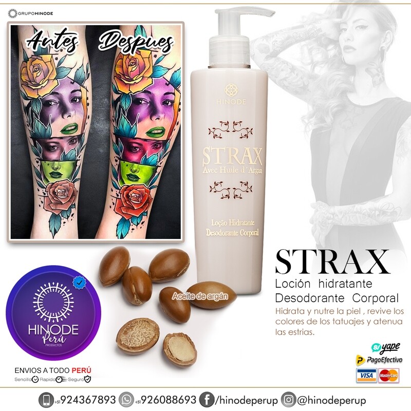 STRAX - Crema corporal de Aceite de argán