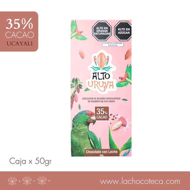 Barra Cacao 35% con Leche x 50gr - ALTO URUYA