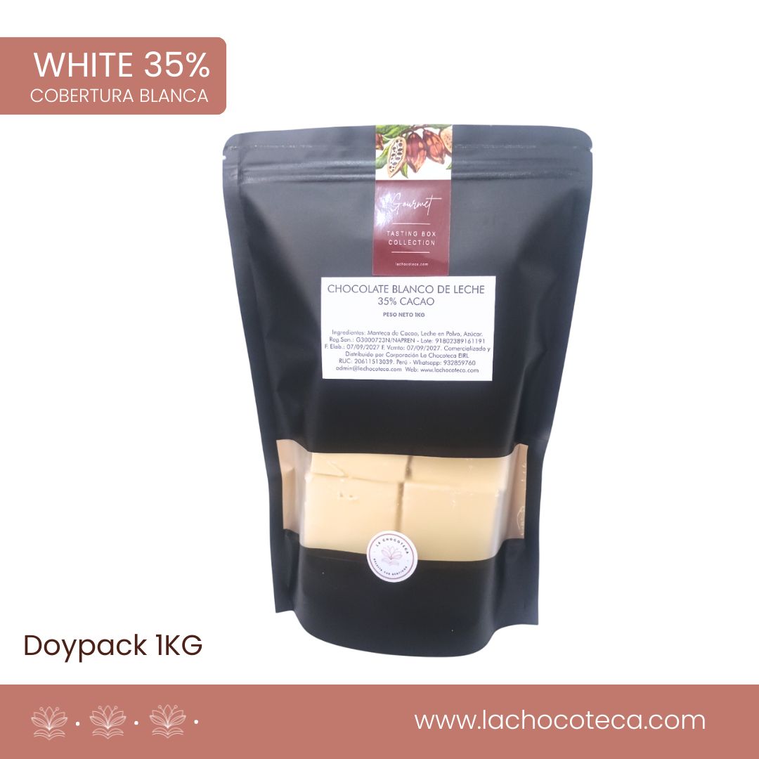 COBERTURA BLANCA 35% - Doypack x 1Kg