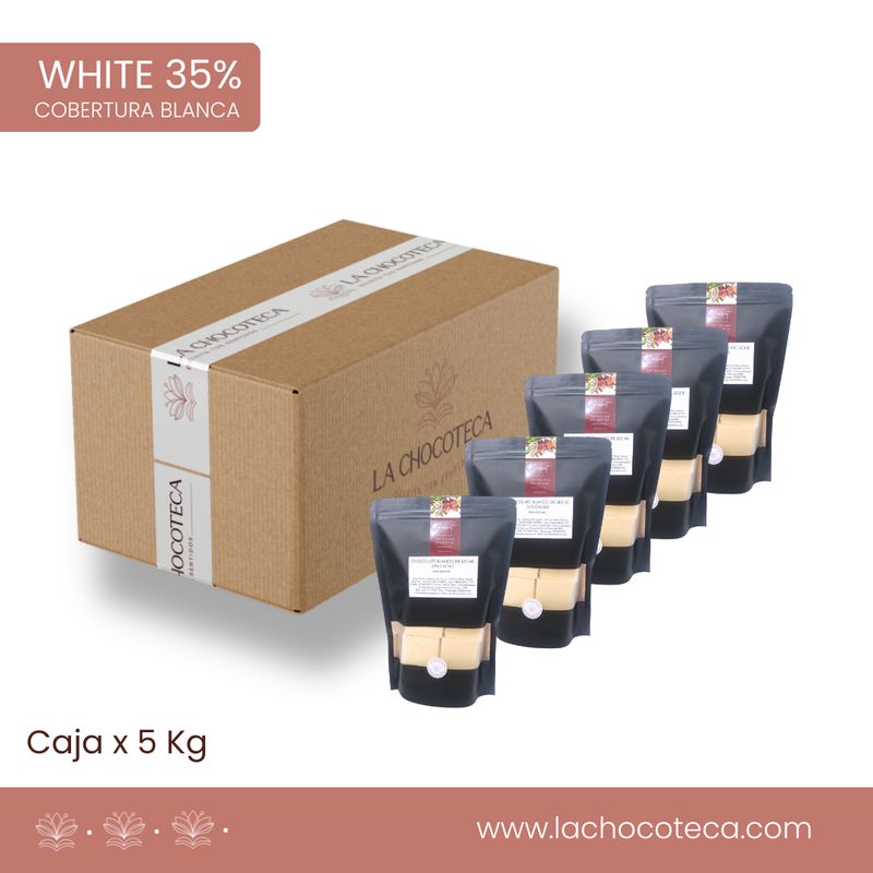 COBERTURA BLANCA 35% - Caja x 5Kg