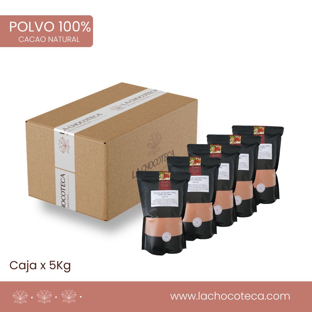 POLVO DE CACAO 100% - Caja x 5Kg