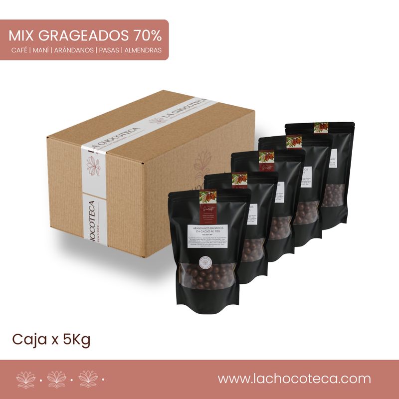 GRAGEADOS 70% - Caja x 5 Unid x Doypack 1Kg