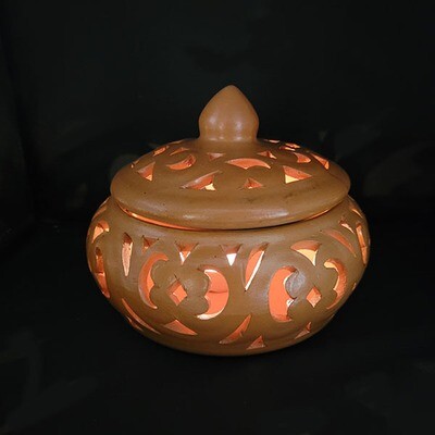 Terracotta Pot Tealight Holder
