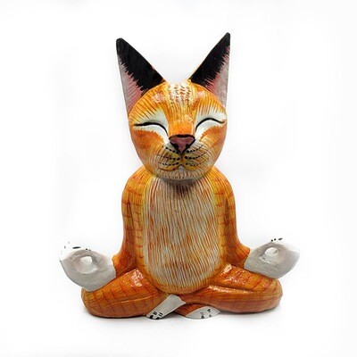 Yoga Cat - Orange Tabby