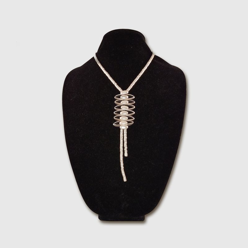 Modernist Zamak Necklace