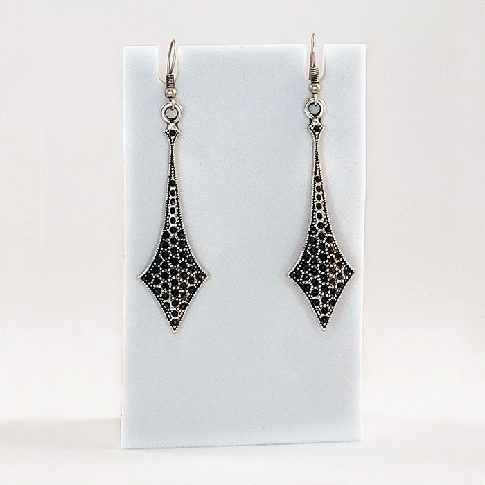 Art Deco Silver Earring