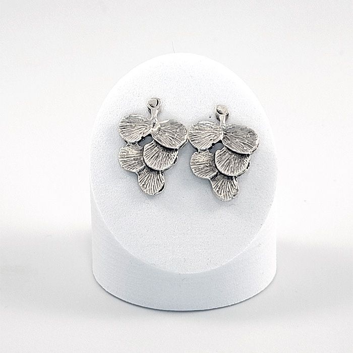 Ginkgo Silver Earring