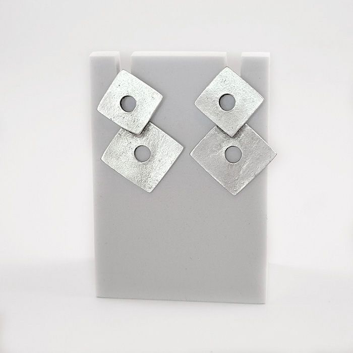 Rhombus Ottoman Silver Earring