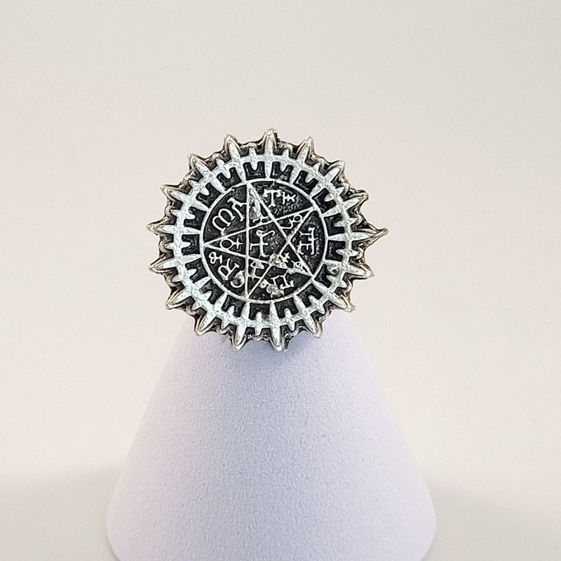 Black Butler Silver Ring