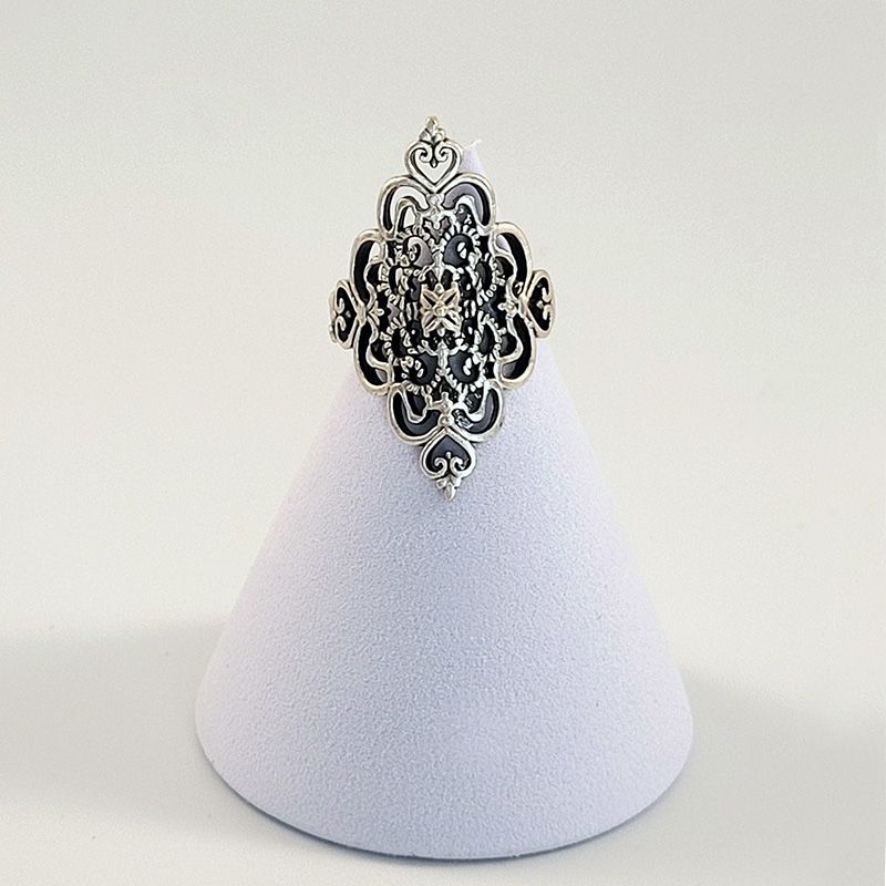 Filigree Ottoman Silver Ring