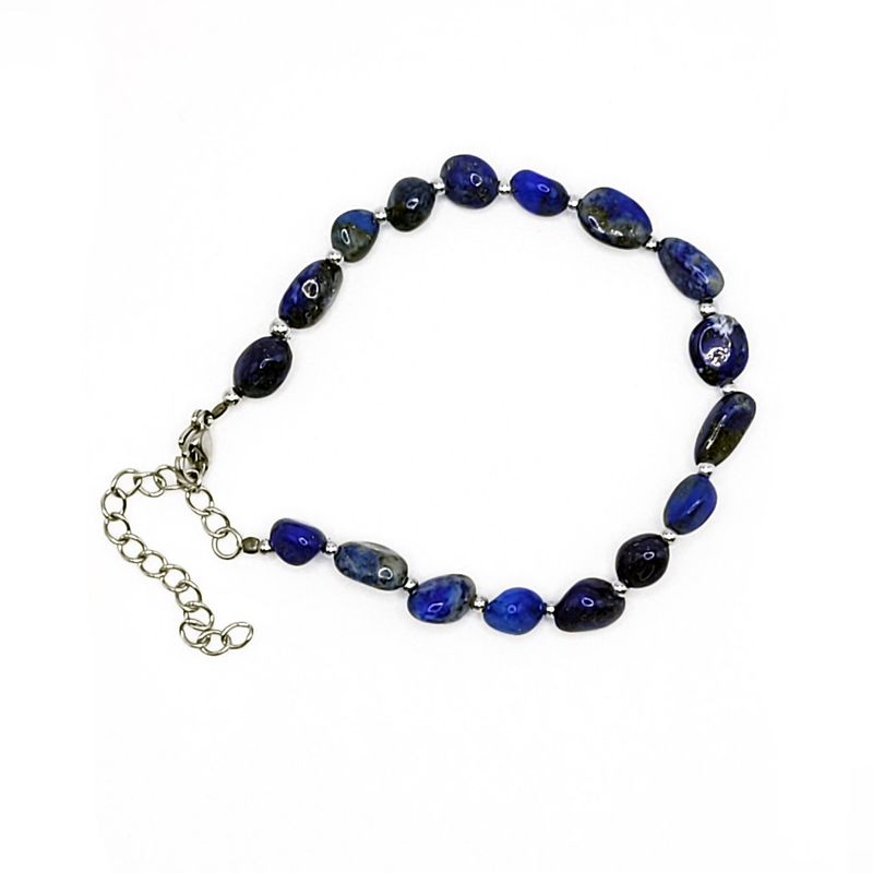 Night Sky Sterling Sodalite Bracelet