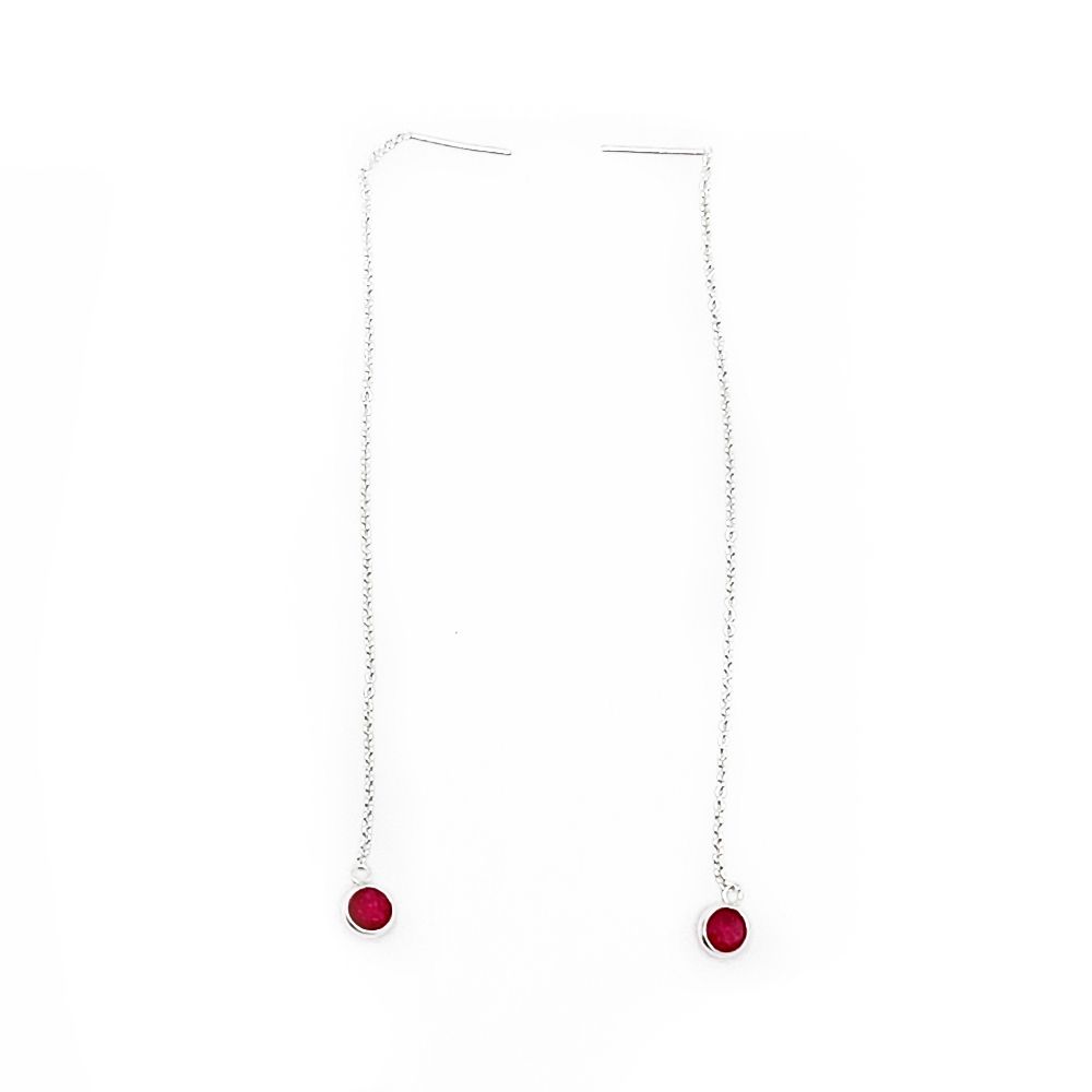 Flow Sterling Earrings - Pink Quartz