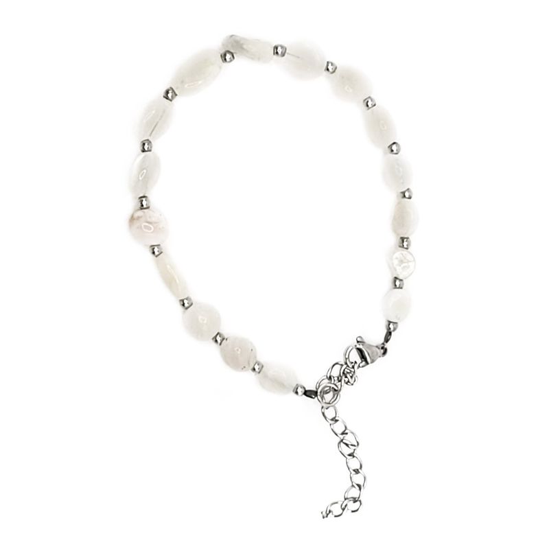 Snow White Quartz Bracelet