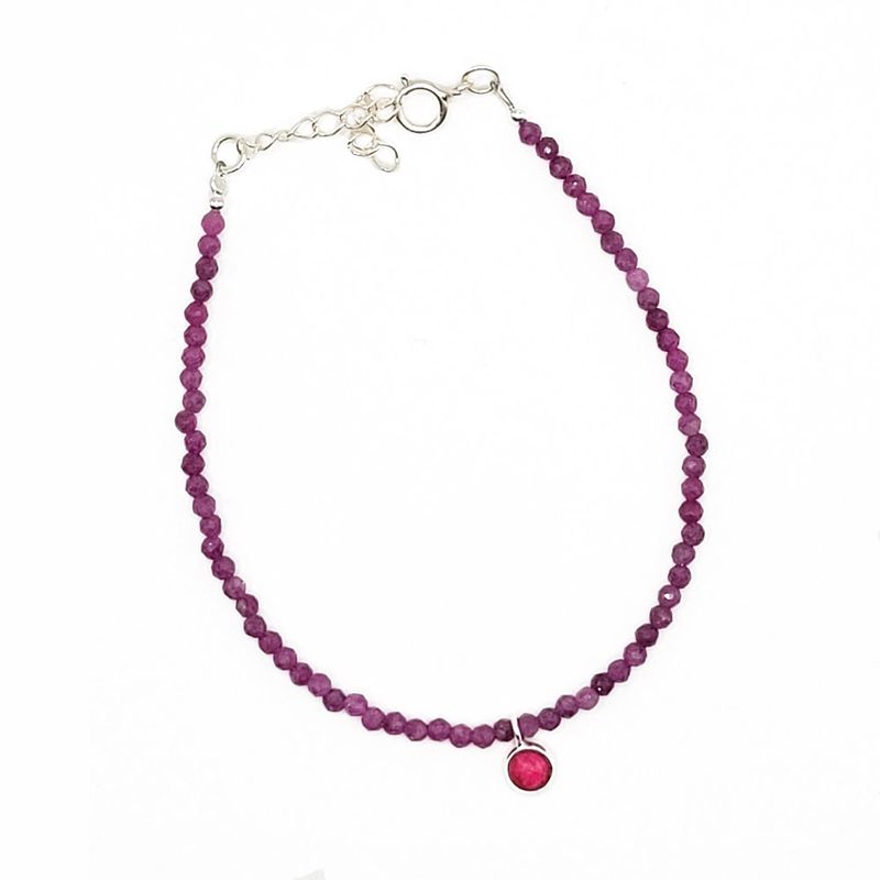 Mystic Drift Bracelet - Raspberry Chalcedony