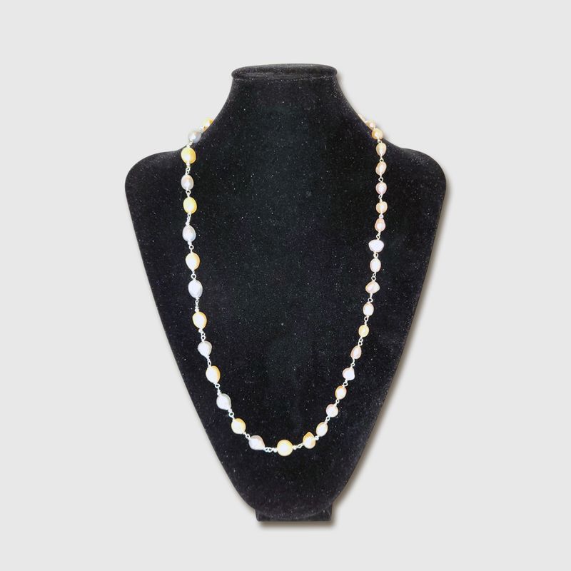 Sea Mist Drift Pearl Necklace