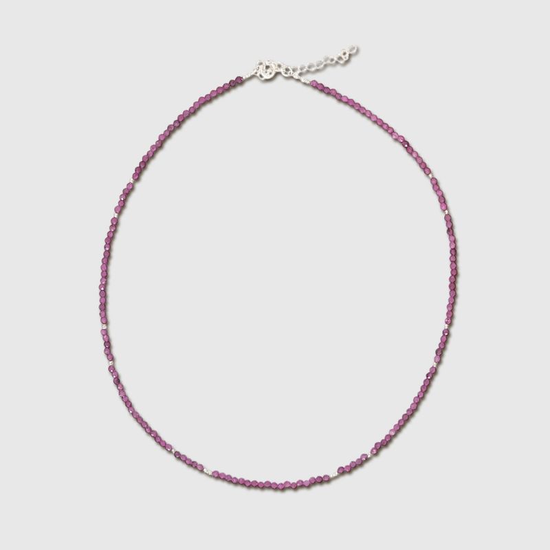 Starlight Strands Crystal Necklace - Amethyst