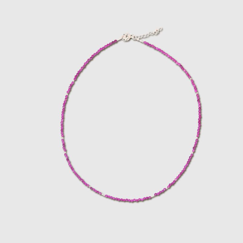 Starlight Strands Crystal Necklace - Nova Pink