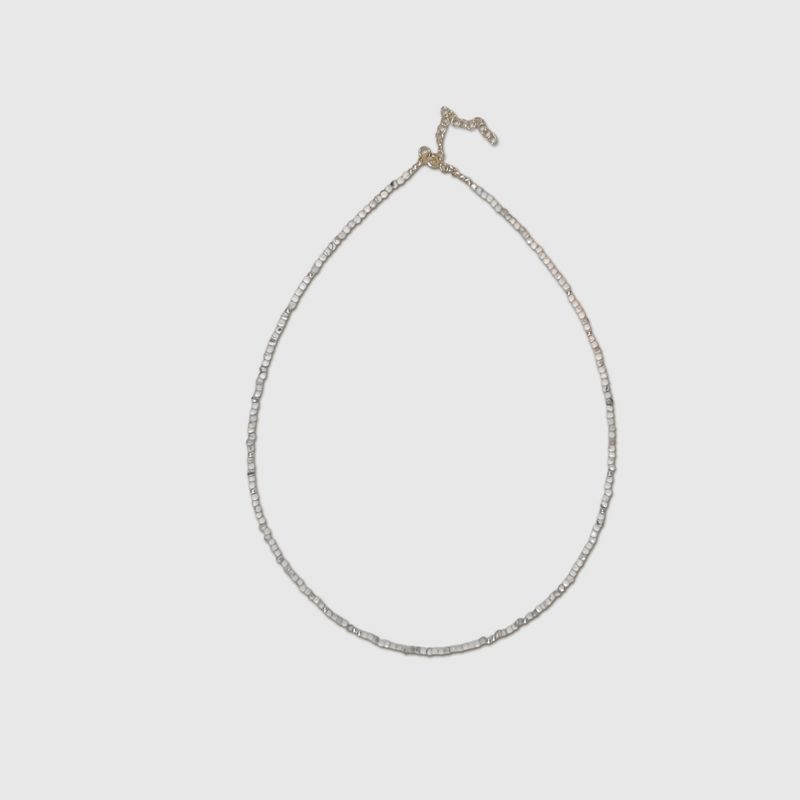 Starlight Strands Crystal Necklace - Snow