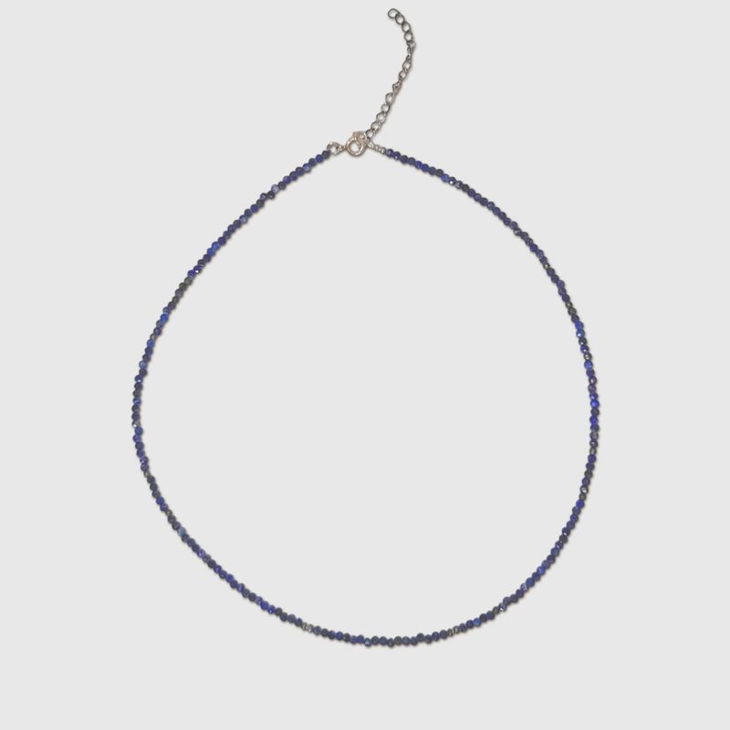Starlight Strands Crystal Necklace - Lapis