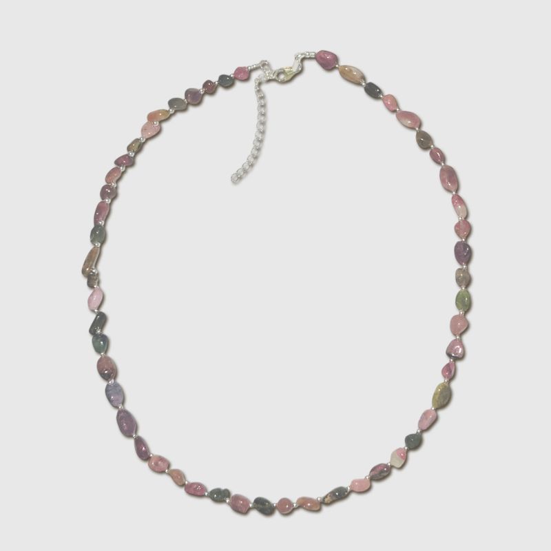 Crystal Drops Necklace - Dune