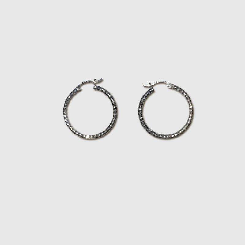 Bijou Sterling Hoops - Small