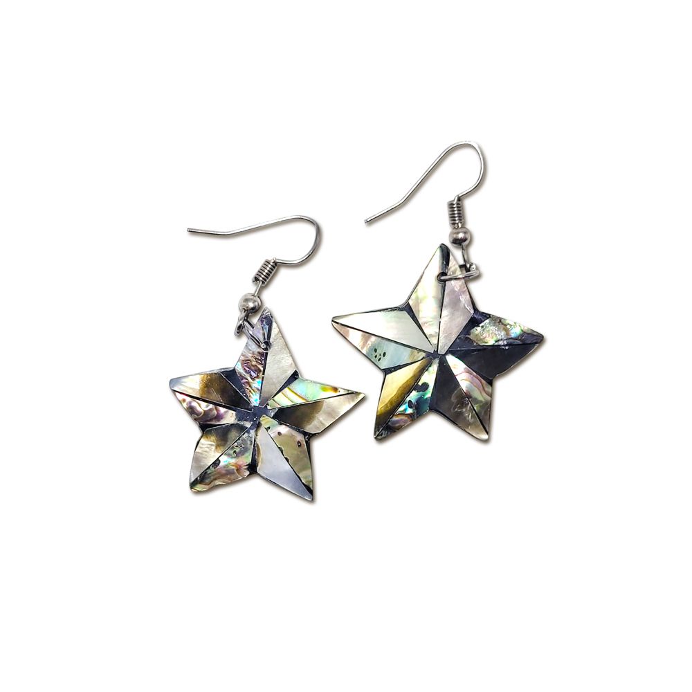 Sea Star Shell Earrings Sea Star Shell Earrings