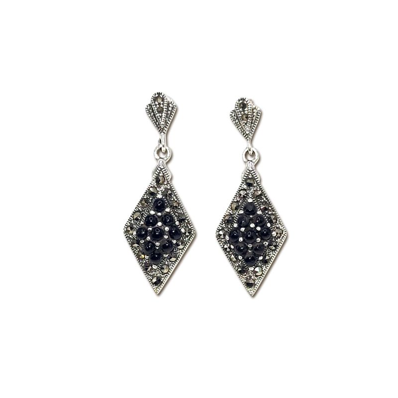 Marcasite Earrings - Diamonds