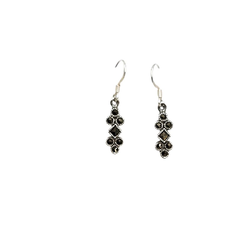 Marcasite Earrings - Deco