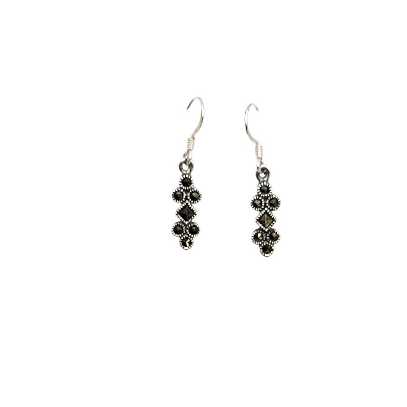 Marcasite Earrings - Deco